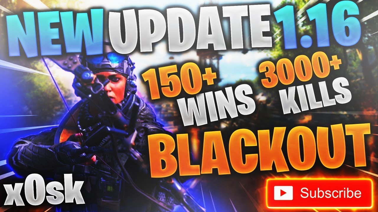 New 1.16 Update/Blackout/New Weapons/Emp Grenade and More.../Top Pro Player/3K+ Kills/150+ Wins