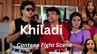 🔥 Akshay Kumar Powerful Fight Scene Reaction | Khiladi Movie | Classic Bollywood Action Review 🎬⚡