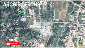 KNUST GEOREFERENCED VIA GOOGLE EARTH #ARCGIS #URBANPLANNING #FABESSKNUST