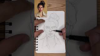 How To Draw A Portrait Using Loomis Method -Front View
