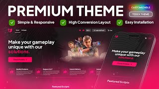 Premium Tebex Theme Template | Fully Customizable & Easy Installation