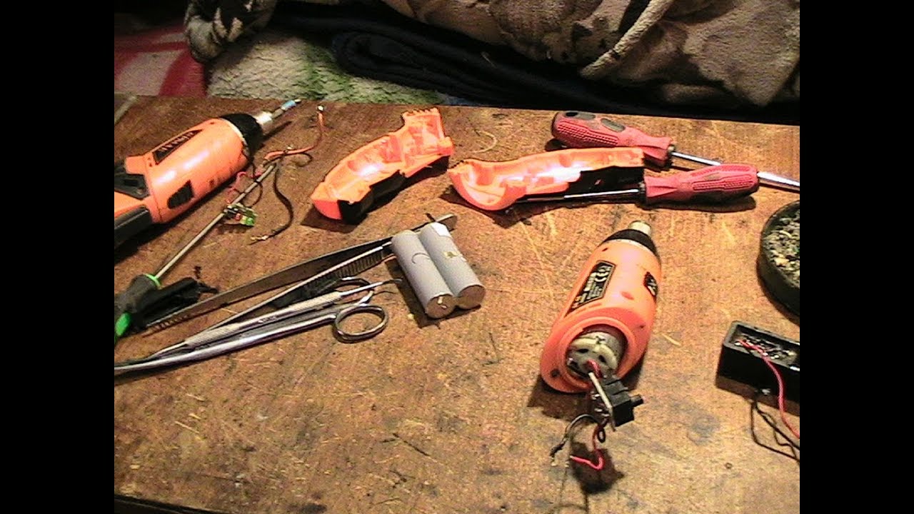 переборка шуруповерта ярмак, ремонт - YouTube