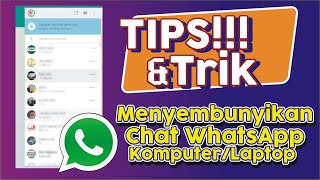 HOW TO HIDE WHATSAPP WEB CHATS - WA WEB TUTORIAL screenshot 3