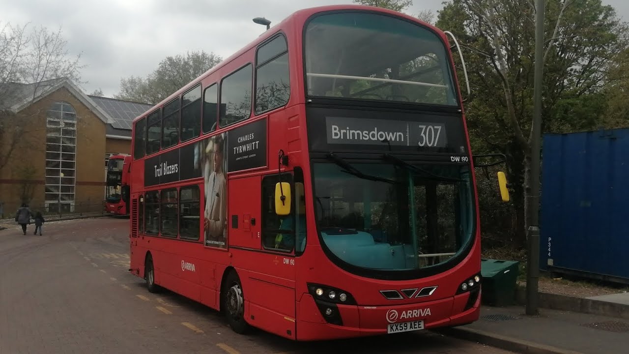 (Excellent Voith + High Revs) Journey on the 307 (DW190, KX59AEE) Wright Eclipse Gemini 2 VDL DB300