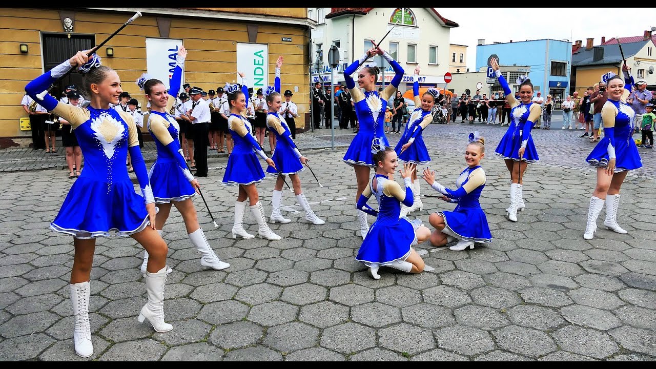 Mażoretki Presto / Orkiestra Dęta Mykanów / OSP Skoczów