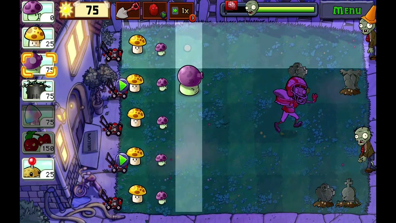 Pvz all 50 levels | day 6 NIGHT