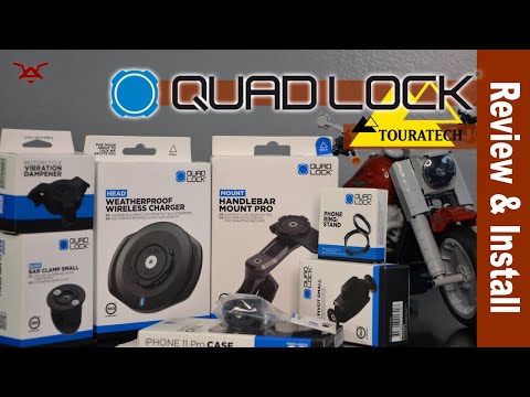 Quad Lock Phone & Touratech GPS Mounts - Unboxing | Installation | Conclusion