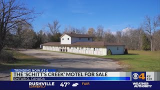 Schitt's Creek motel for sale