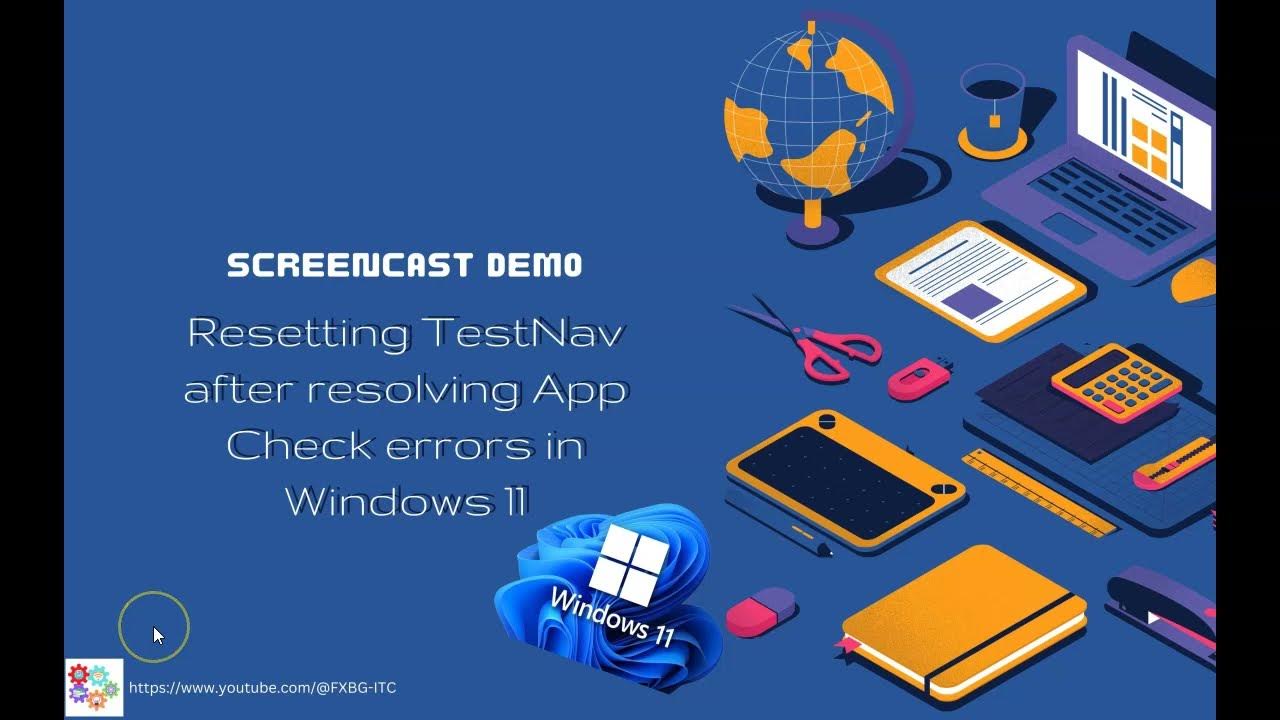 Resetting the TestNav program in Windows 11 YouTube