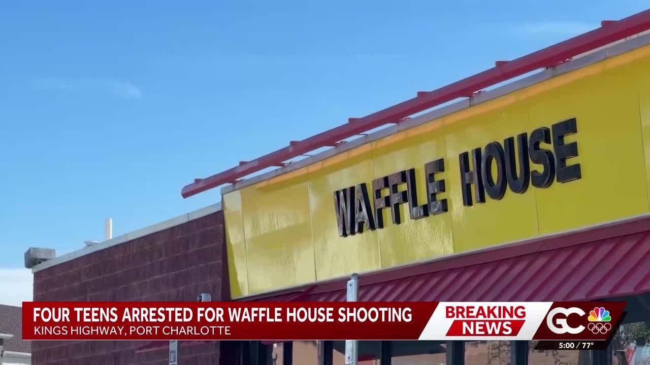 4 arrested after shooting incident at Waffle House in Port Charlotte ...