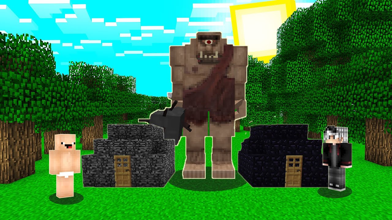 KORKUNÇ TEPEGÖZ VS EV! 😱 Minecraft YouTube