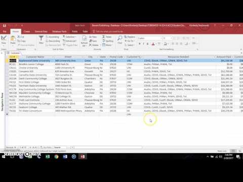 Access Ch. 4 Walk-through Part 3