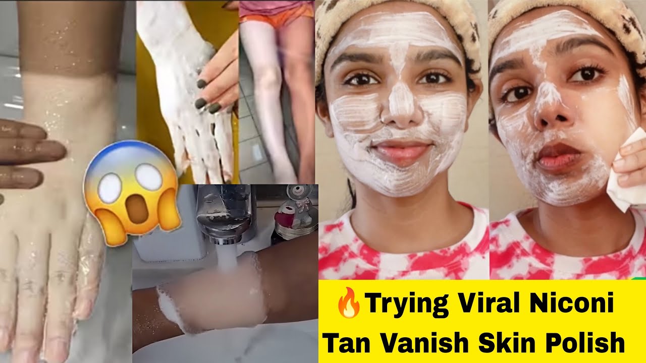 Can't Believe🔥I Tried Viral Niconi Tan vanish  Skin polish | is it for Skin Whitening? Removes Tan?