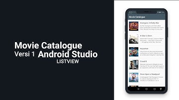5. Android studion ListView Final Project  (Movie Catalogue Version 1)