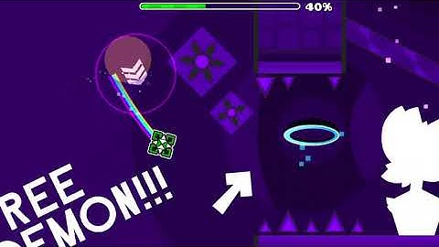 Geometry Dash 幾何衝刺: Free Demon by Split72 (Daily level) (60hz)