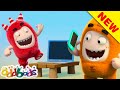 Oddbods | Night & Day With Smart Devices | Cartoons for Children