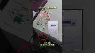 brother dcp t220 t226 printer error paper tray not detected problem #printer #brother