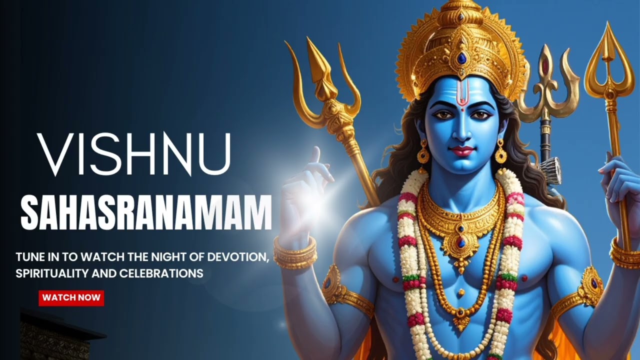 Vishnu Sahasranamam | Om Namo Bhagavate Vasudevaya | Peaceful & Healing