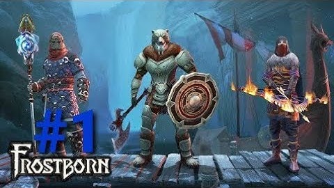 Frostborn: Coop survival - gameplay  Walkthrough part1- tutorial (ios,Android)