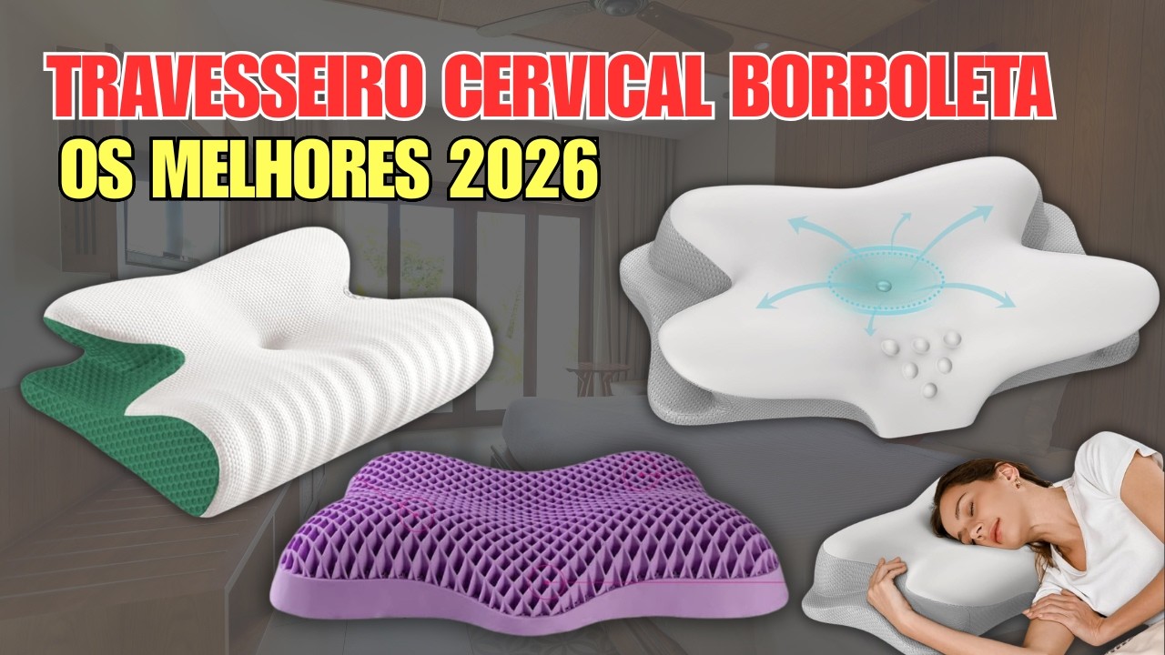 Qual o Melhor Travesseiro Ortopédico Cervical Borboleta? Melhor ...