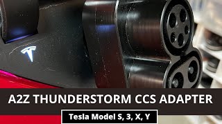 CCS Combo Adapter for Tesla- Thunderstorm from A2Z (comes with 50$ cha –  ChargeHub US