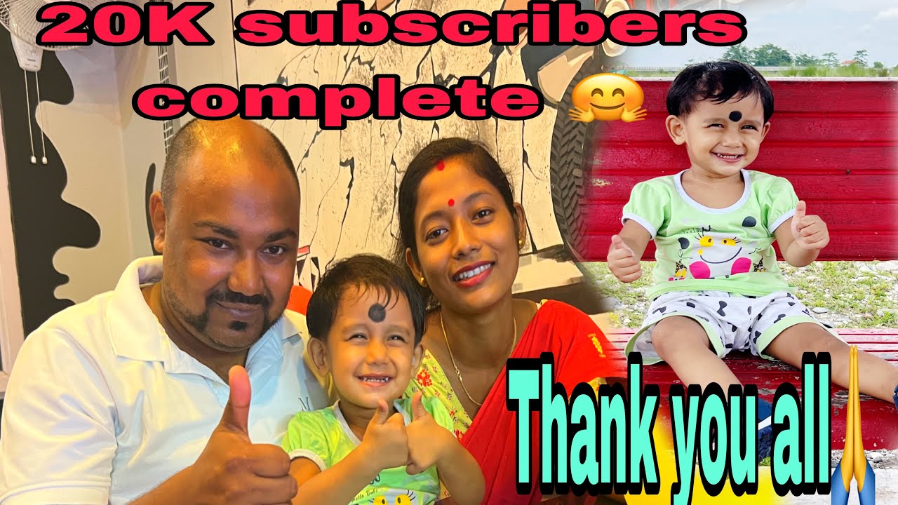 20K subscribers complete 🤗|| thank you all🙏 || celebration video || angel’s video ||