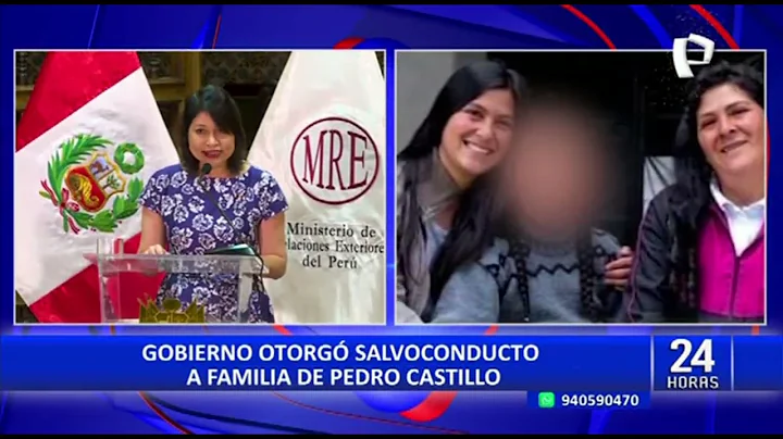Lilia Paredes: Gobierno otorga salvoconducto a exp...