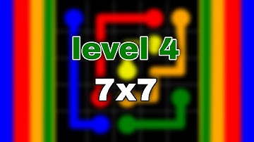 How To Solve Flow Free Intro Classic Pack 7x7 Level 04 | Shorts video