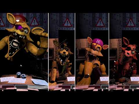 What If FNaF 2 Had These Golden Foxy Variations? (FNaF 2 Mods)