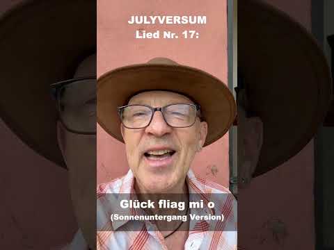 July Paul - Glück fliag mi o (Sonnenuntergang Version) | Hörprobe  #rockpoet #singersongwriter
