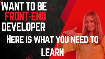 So You Want to Be a Front-End Developer? Must-Know Skills for 2025!
