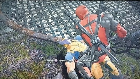 Deadpool Bitch Slapping Wolverine!