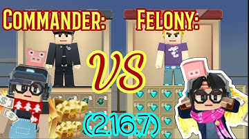 Jailbreak Felony vs Commander Dup Glitch 😳🥰 (2.16.7) Blockman Go Adventure