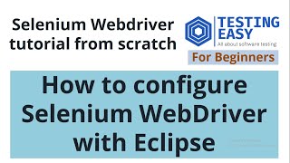 Famous How to configure Selenium WebDriver in Eclipse? #selenium #java #seleniumwebdriver #testing #coding Profile