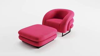 3D product spin Armani Balloon Chair
