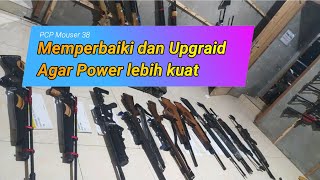 Cara Memperbaiki dan Upgraid Senapan Angin PCP Mouser OD 38 agar power lebih kuat