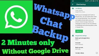 Whatsapp Chat Backup Without Google Drive in 2 Minutes Only screenshot 5