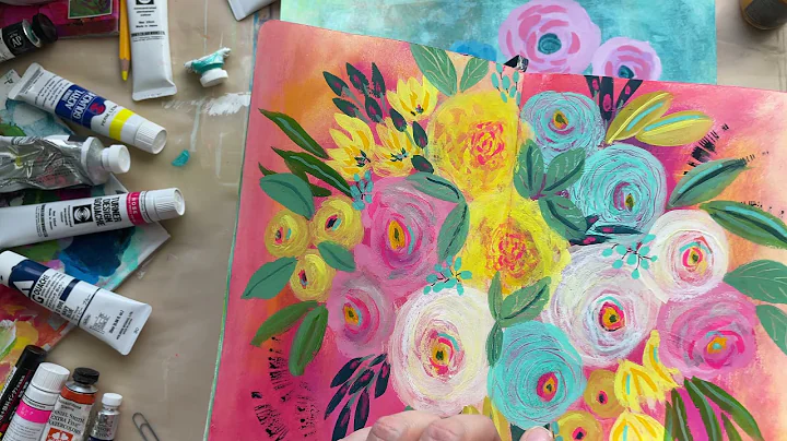 Working on a couple of bouquets and peek at my ske...