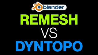 Is Remeshing Better Than Dyntopo For Blender Sculpting