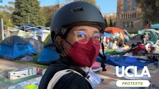 UCLA ProPalestinian Protest  4K Walking Tour