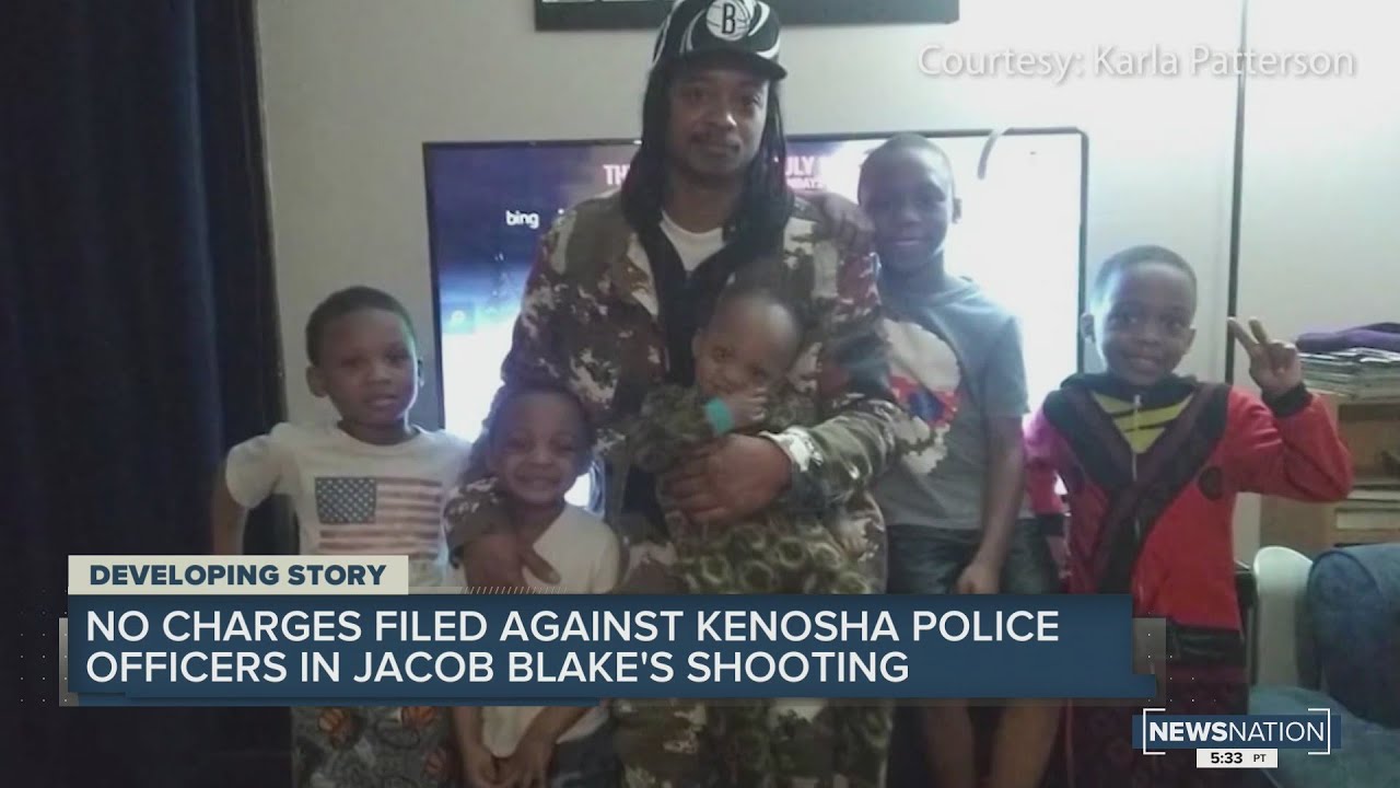 No charges against Wisconsin officer who shot Jacob Blake