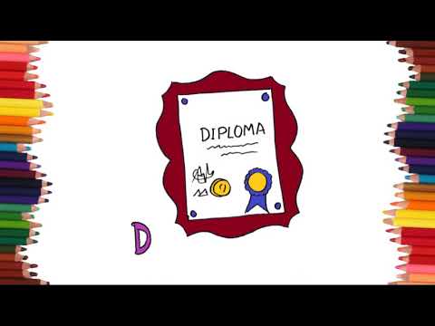 Video: Hoe Teken Je Een Diploma?