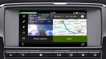 Jaguar XJ 2016 | InControl Touch Pro Navigation - Entering a destination
