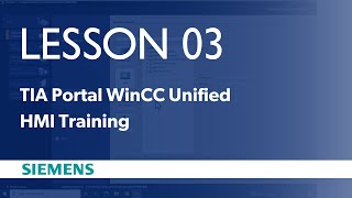 Lesson 03 - Simulating Unified Comfort Panel | Siemens HMI Training