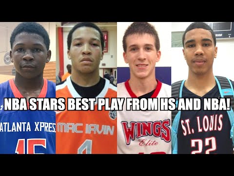 EVERY NBA STARS CRAZIEST PLAY FROM HS AND NBA!!