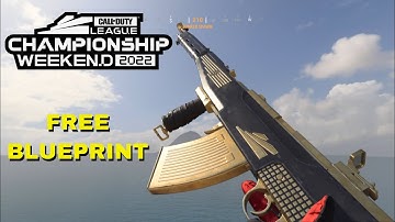 Vanguard FREE CDL CHAMPS 2022 AUTOMATION BLUEPRINT + MASTERY CAMO SHOWCASE