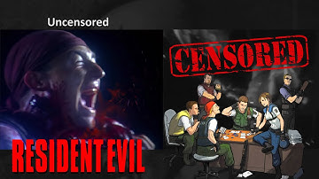 Resident Evil (1996) Uncensored vs Censored (Side by Side Openings)