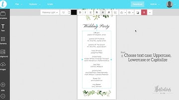 Templett Text Editing Tutorial