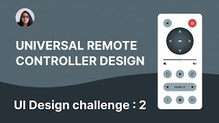 UI Design challenge : 2 Universal remote controller mobile app design | Figma screenshot 5