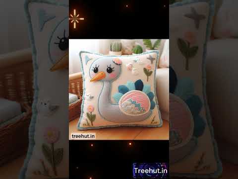 Ostrich Cushion Design Ideas, Bird Cushion Ideas - 5193